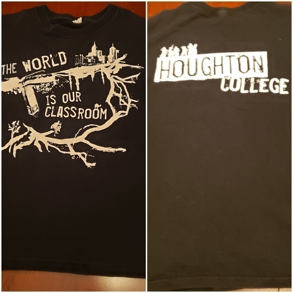 Houghton College Tee "The World Is Our Classroom"